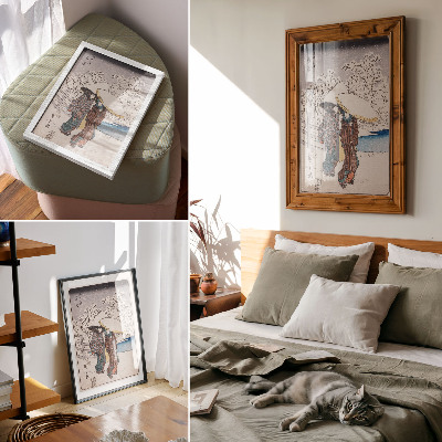 Plakát Fujisawa od Utagawy Hiroshige