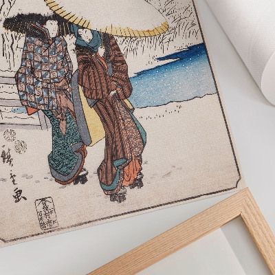 Plakát Fujisawa od Utagawy Hiroshige