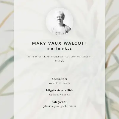 Dekorativní plakát Divoký ananas botanická ilustrace druhu Tillandsia fasciculata z roku 1921 od Mary Vaux Walcott