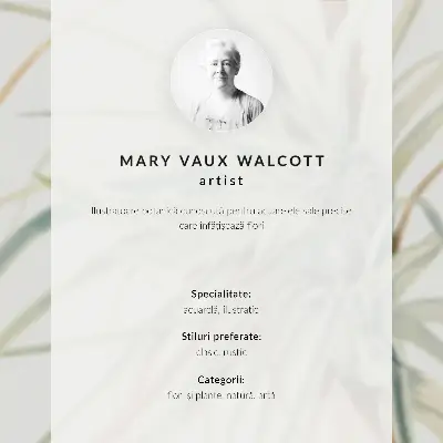 Dekorativní plakát Divoký ananas botanická ilustrace druhu Tillandsia fasciculata z roku 1921 od Mary Vaux Walcott