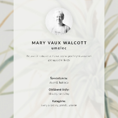 Dekorativní plakát Divoký ananas (Tillandsia fasciculata) (1921) od Mary Vaux Walcott
