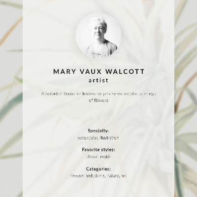 Dekorativní plakát Divoký ananas (Tillandsia fasciculata) (1921) od Mary Vaux Walcott