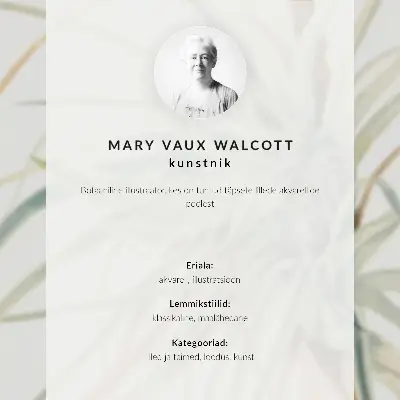 Dekorativní plakát Divoký ananas botanická ilustrace druhu Tillandsia fasciculata z roku 1921 od Mary Vaux Walcott