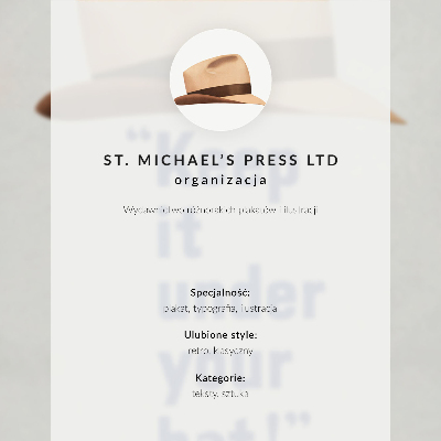 Nástěnný plakát Plakát s vysokým rozlišením s názvem „Drž to pod hlavičkou!“ (40. léta 20. století) od nakladatelství St. Michael's Press Ltd.
