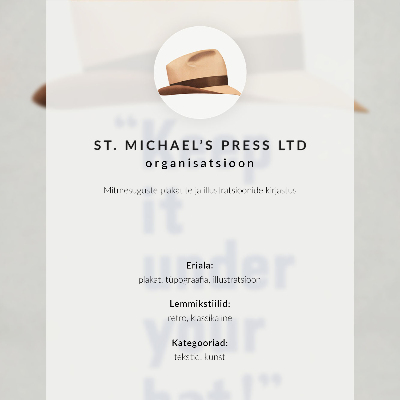 Nástěnný plakát Plakát s vysokým rozlišením s názvem „Drž to pod hlavičkou!“ (40. léta 20. století) od nakladatelství St. Michael's Press Ltd.