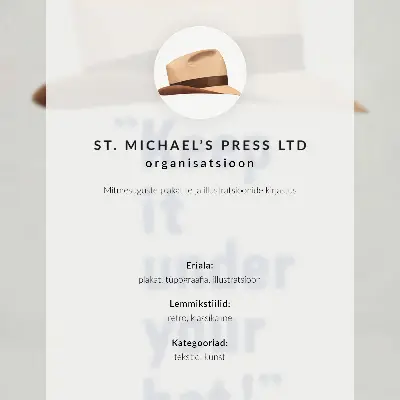 Nástěnný plakát s vysokým rozlišením s názvem „Drž to pod hlavičkou!“ ze 40. let 20. století od nakladatelství St. Michael's Press Ltd.