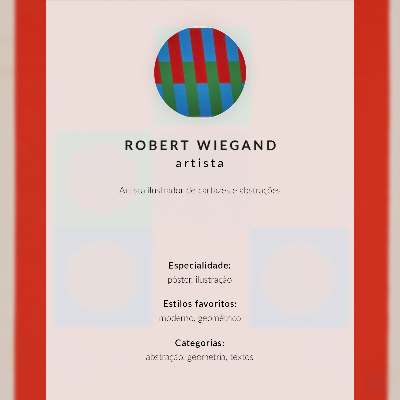 Plakát na zeď Výstavní plakát Roberta Wieganda (1965)