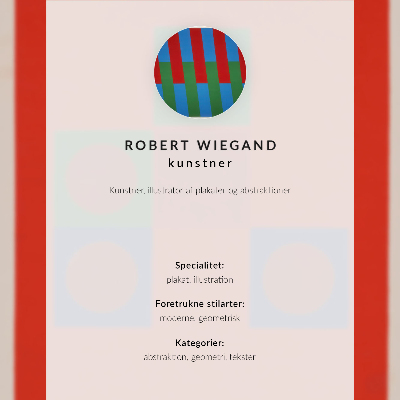 Plakát na zeď Výstavní plakát Roberta Wieganda (1965)