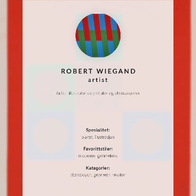 Plakát na zeď Výstavní plakát Roberta Wieganda (1965)
