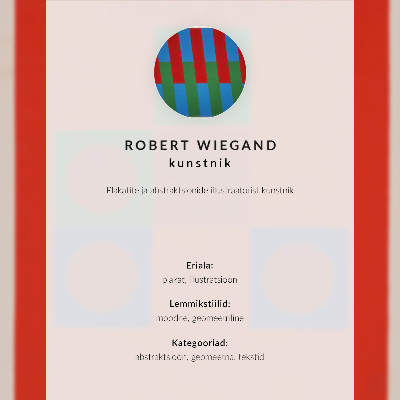 Plakát na zeď Výstavní plakát Roberta Wieganda (1965)