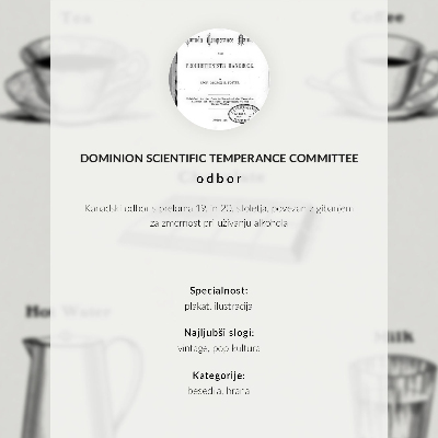 Plakát na zeď Bezpečné stimulanty od Dominion Scientific Absorption Committee