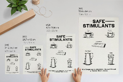 Plakát na zeď Bezpečné stimulanty od Dominion Scientific Absorption Committee