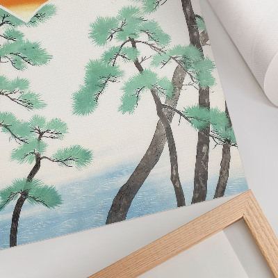 Nástěnný plakát Cestovní plakát Japonských vládních drah (1930), vintage ilustrace