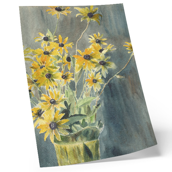 Plakát Váza s rudbekiemi (1915) od Hannah Borger Overbeck