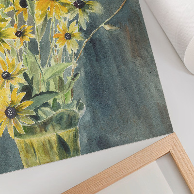 Plakát Váza s rudbekiemi (1915) od Hannah Borger Overbeck