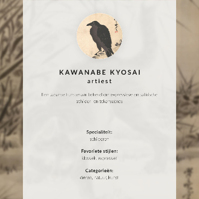 Plakátový obraz Kočka chytá žábu od Kawanabeho Kyosaie