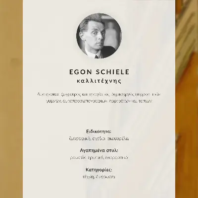 Plakát na zeď Portrét ženy od Egona Schieleho reprodukce ženské kresby ze sbírky Met z roku 1910