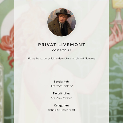 Plakát na zeď Chromolitografie Privat Livemont (1896) od Absinthe Robette