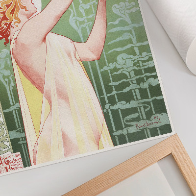 Plakát na zeď Chromolitografie Privat Livemont (1896) od Absinthe Robette