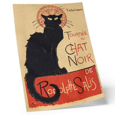 Plakátový obraz Tournée du Chat Noir (1896) od Théophile Alexandre Steinlen