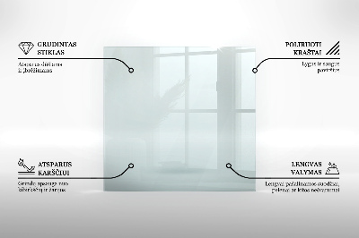 Skleněná deska pod kamna šestiboký transparentní