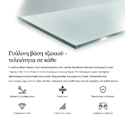 Skleněná deska pod kamna šestiboký transparentní