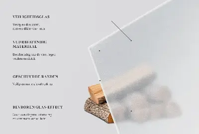  Poloprůsvitné kulaté sklo pod kamna