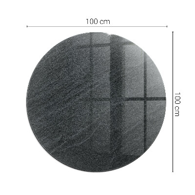 Sklo před krbovou vložku kulaté Textura přírodního kamene