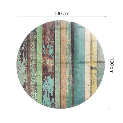 Sklo před kamna kulaté Desky v různých odstínech