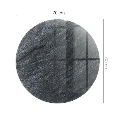 Sklo před kamna kulaté Textura povrchu kamene