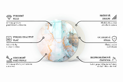 Sklo před krbovou vložku kulaté Geometrie se dřevem