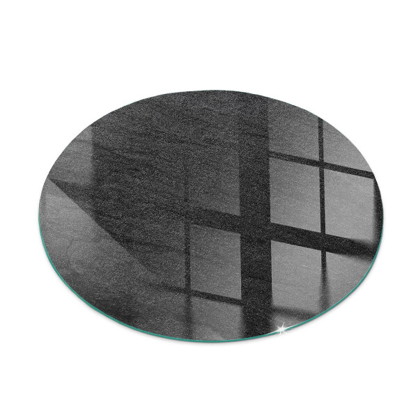 Sklo před kamna kulaté Textura povrchu kamene
