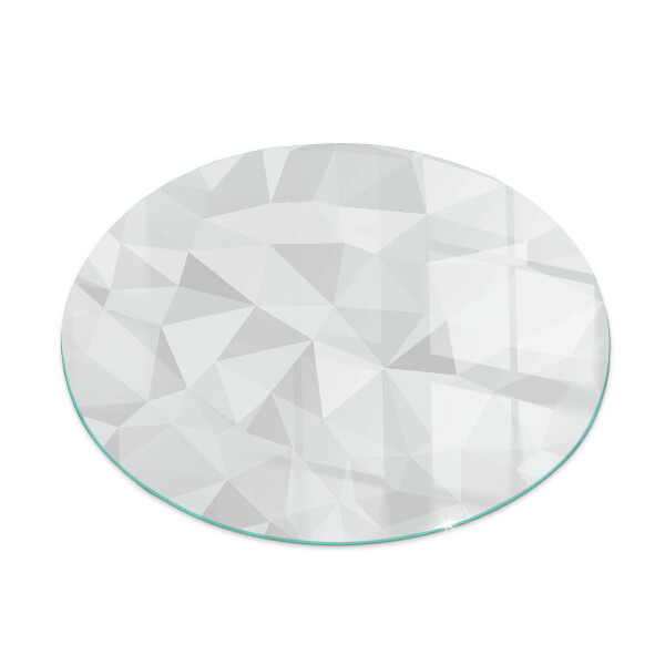 Sklo před krbovou vložku kulaté Abstraktní geometrický vzor