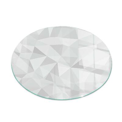 Sklo před krbovou vložku kulaté Abstraktní geometrický vzor