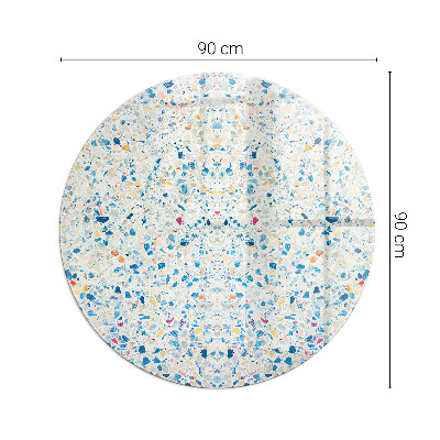 Sklo před krbovou vložku kulaté Abstraktní textura vzor