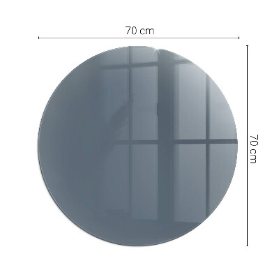 Sklo před kamna kulaté Barva tmavě modrá