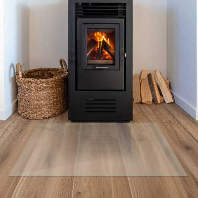 Sklo pod krbová kamna Poloprůsvitné obdélníkové