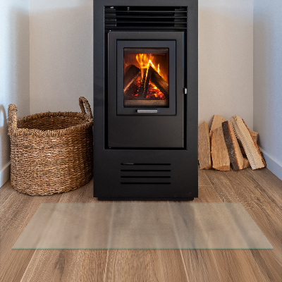 Sklo pod krbová kamna Poloprůsvitné obdélníkové