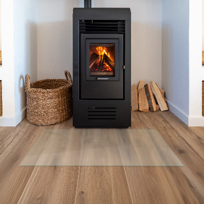 Sklo pod krbová kamna Poloprůsvitné obdélníkové