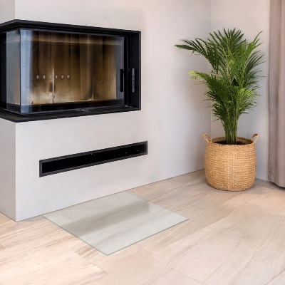 Sklo pod krbová kamna Poloprůsvitné obdélníkové