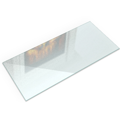 Sklo pod krbová kamna Poloprůsvitné obdélníkové