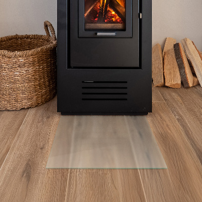 Sklo pod krbová kamna Poloprůsvitné obdélníkové