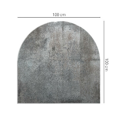 Podložka pod krb polooválné Surová povrchová textura