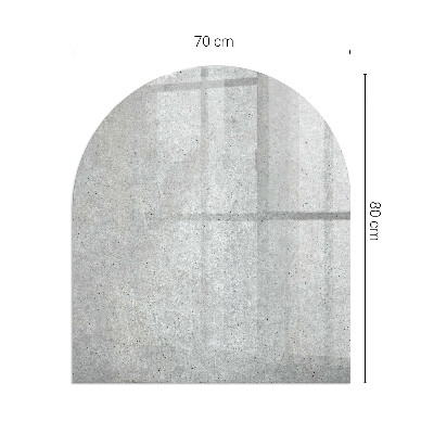 Podložka pod krb polooválné Textura surového betonu