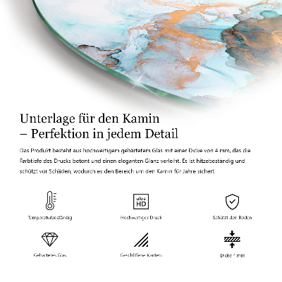 Podložka před krb čtvrtletí Trojrozměrná geometrie