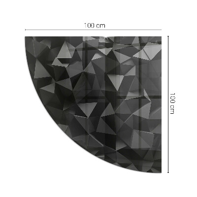Podložka před krb čtvrtletí Trojrozměrná geometrie