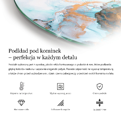Podložka před krb čtvrtletí Trojrozměrná geometrie