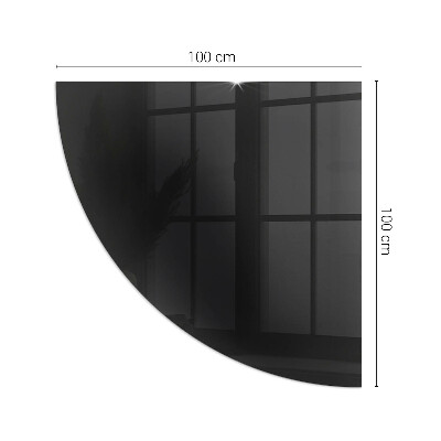 Sklo pod krbová kamna čtvrtletí Barva Tmavý grafit