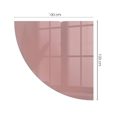 Sklo pod krbová kamna čtvrtletí Barva růžová