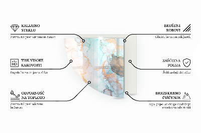Sklo pod krbová kamna čtvrtletí Barva světle hnědá